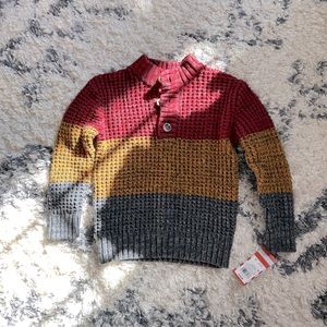 Cat & Jack Waffle Stripe Sweater